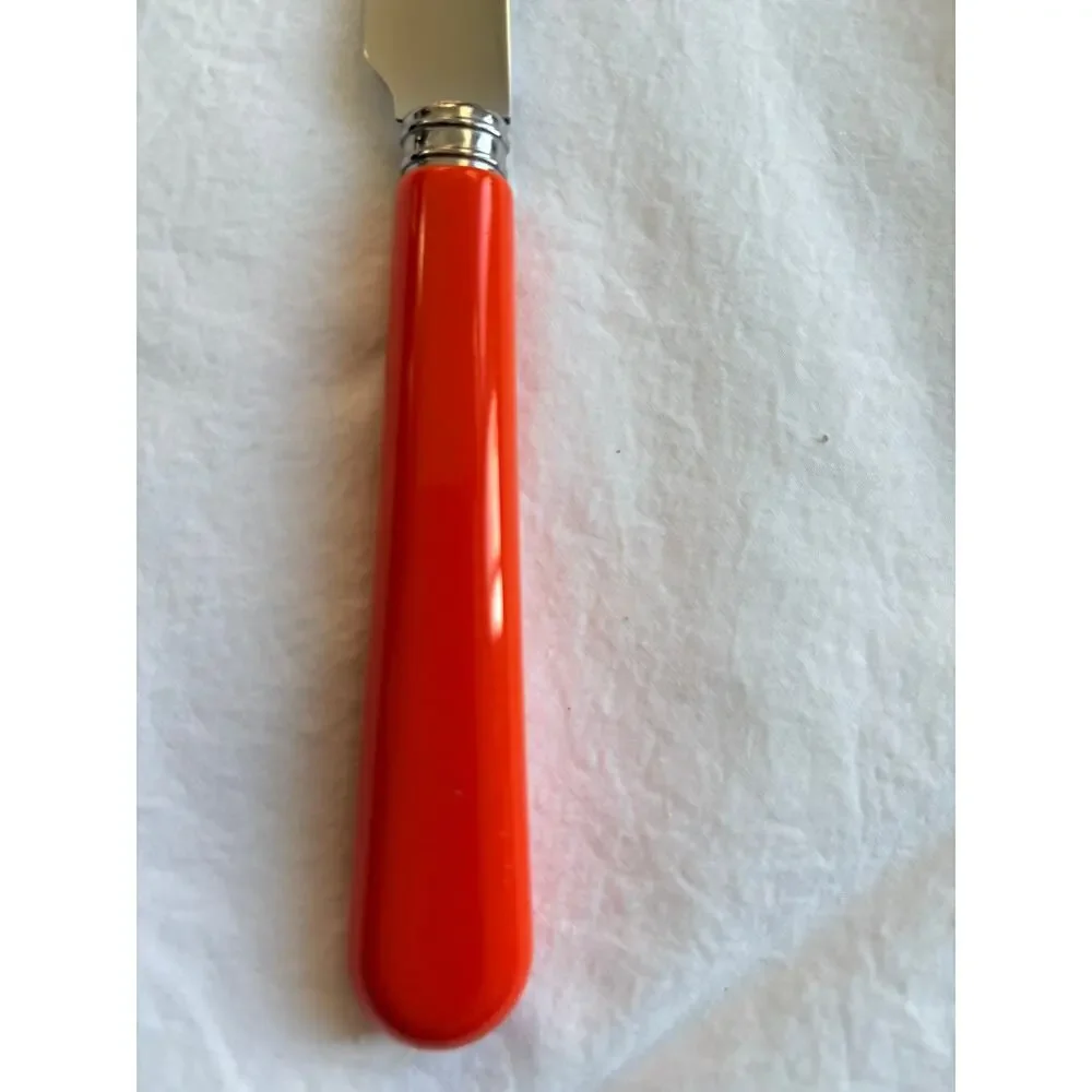 NEW Sabre Paris Pop Unis Red Dinner Knife Stainless Steel